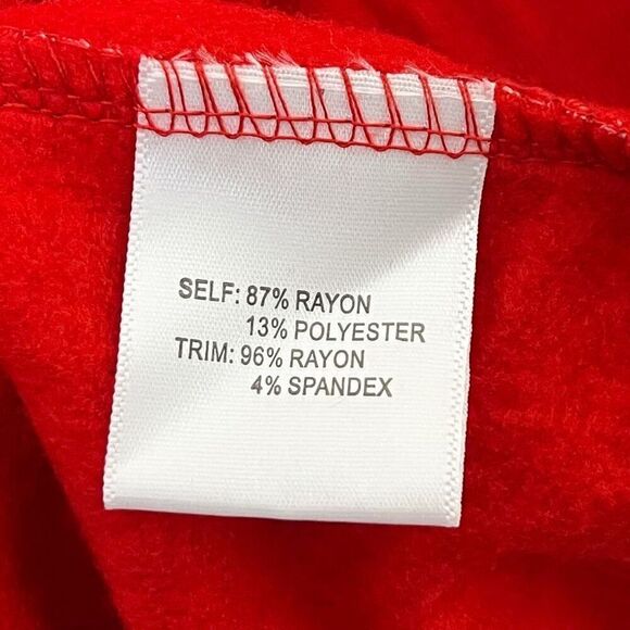 Anthropologie Jane + Delancey Red Merry Christmas Graphic Sweatshirt Size S NWT - Picture 5 of 7